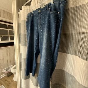 Studded Denim Jeans
